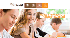 Desktop Screenshot of hebo-privatschule.info